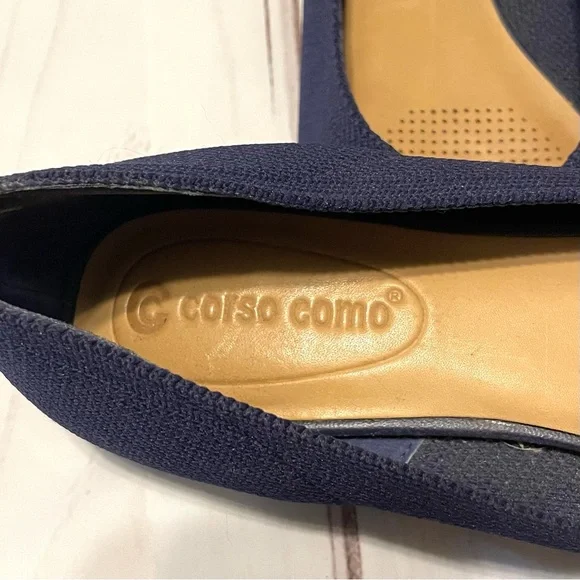 Corso Como Women’s Navy Flats 8M - Picture 16 of 16